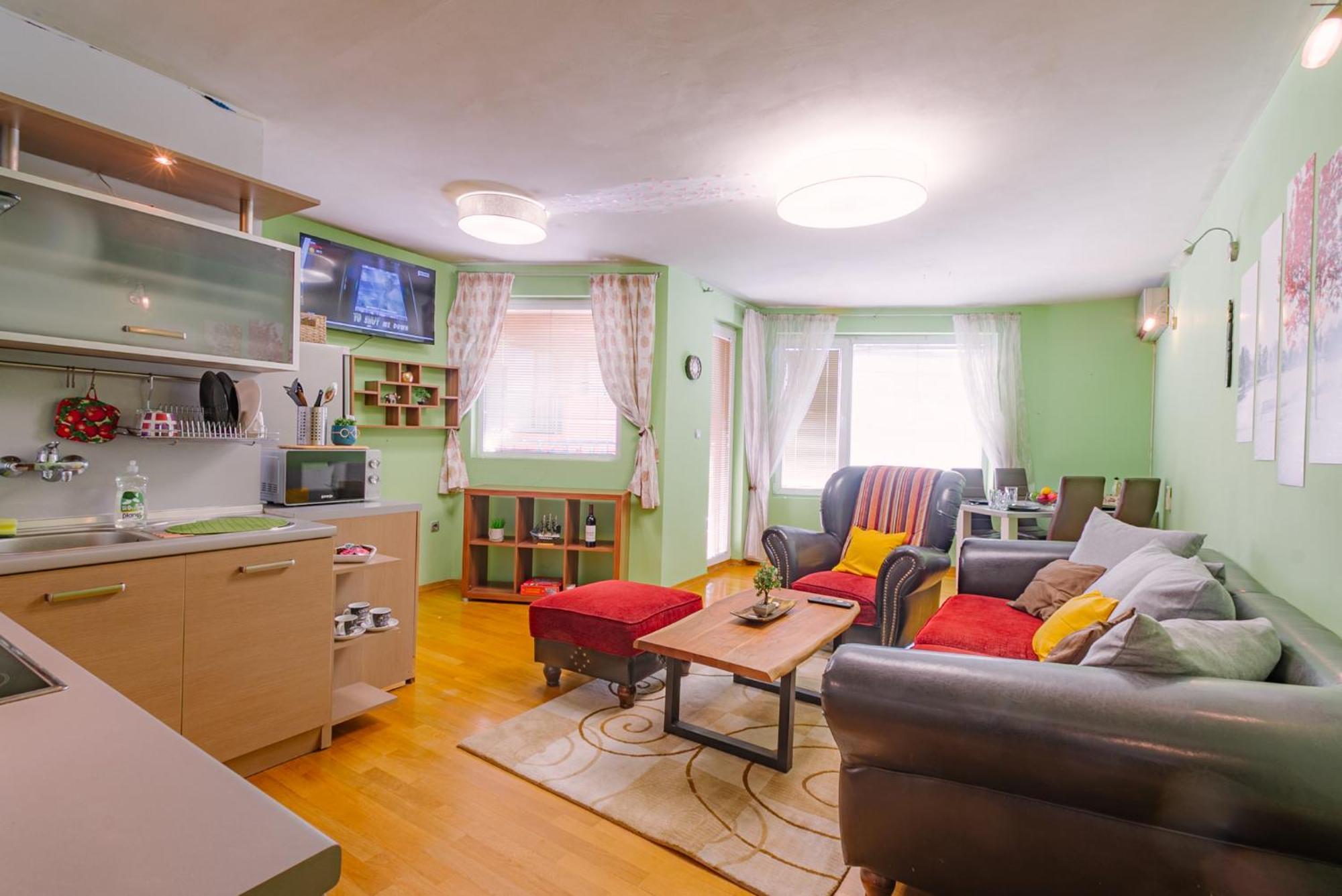 Top Center Spacious Apartment With Ac And Free Underground Parking Sofia Exterior foto